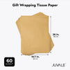 Gold Tissue Paper for Gift Wrapping Bags and Birthday Party (60 Sheets, 19.7 x 26 in)