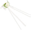 Bright Creations 6 Pack White Rose Wedding Wrist Corsage for Bridal and Bridesmaid