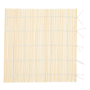 12 Pack Bamboo Sushi Rolling Mat Bulk for Making Sushi and Japanese Restaurants (9.5 x 9.5 in)