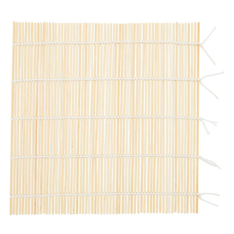 12 Pack Bamboo Sushi Rolling Mat Bulk for Making Sushi and Japanese Restaurants (9.5 x 9.5 in)