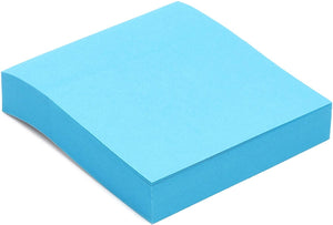 Bright Blue Sticky Notes (3 x 3 in, 8 Pack)