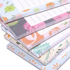 6 Pack Magnetic Notepads for Fridge, Grocery To Do List (Floral, 3.5x9)