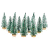 12 Pack Mini Christmas Trees for Tabletop, Xmas Holiday Home Indoor Decorations, 4.25 x 2 inches