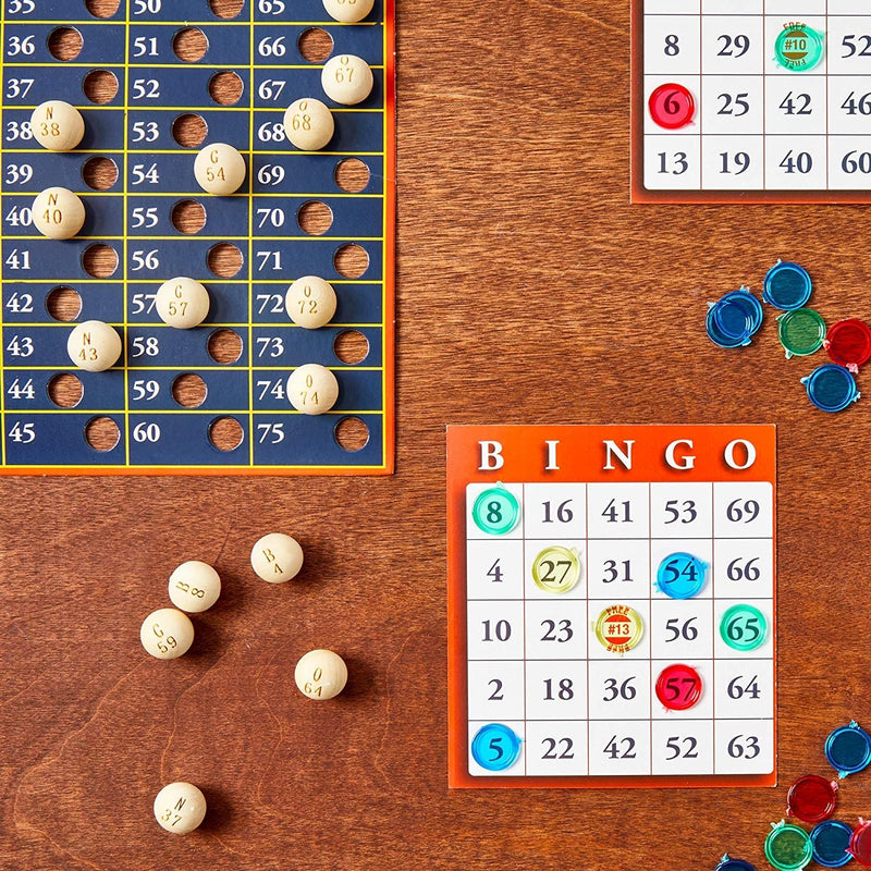 Mini Bingo Balls for Rotary Cage (0.6 In, 75 Pieces)