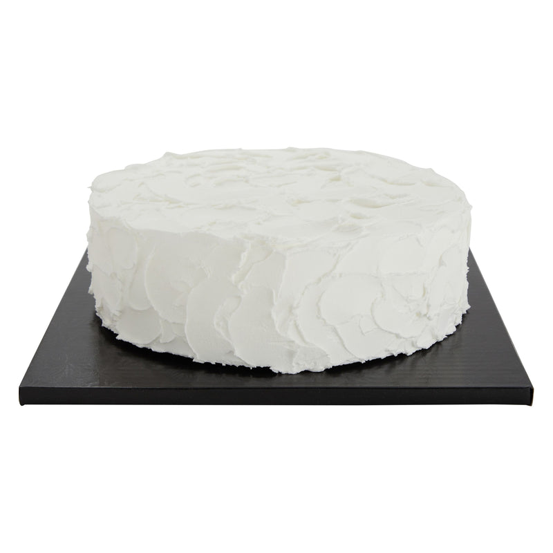 12 Inch Black Square Cake Boards, Foil Cake Drums for Baking Desserts (6 Pack)