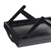 Black Wooden Bed Tray with Folding Legs for Breakfast in Bed (17.2 x 12 x 8 Inches)