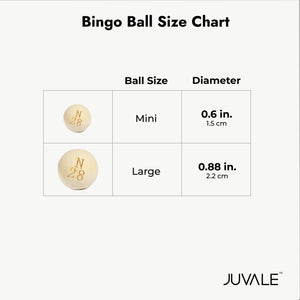 Mini Bingo Balls for Rotary Cage (0.6 In, 75 Pieces)