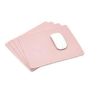 Mouse Pads for Office Computer, Laptop, Gaming (11 x 8.7 In, Rose Gold, 4 Pack)