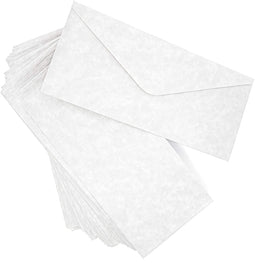 Juvale Parchment Paper Envelopes (48 Count), Gray