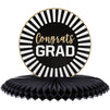 Graduation Party Centerpiece, 3 Designs Paper Honeycomb Decorations (3 Pieces)