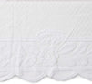 Juvale Floral Rectangle Tablecloth for Dining Table – 60 x 98 Inches, White