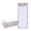 6 Pack Magnetic Notepads for Fridge, Grocery To Do List (Floral, 3.5x9)