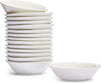 15 Pack Small Ceramic Dipping Sauce Bowls for Restaurants, Bars, Kitchen (White, 3 x 1 Inches)