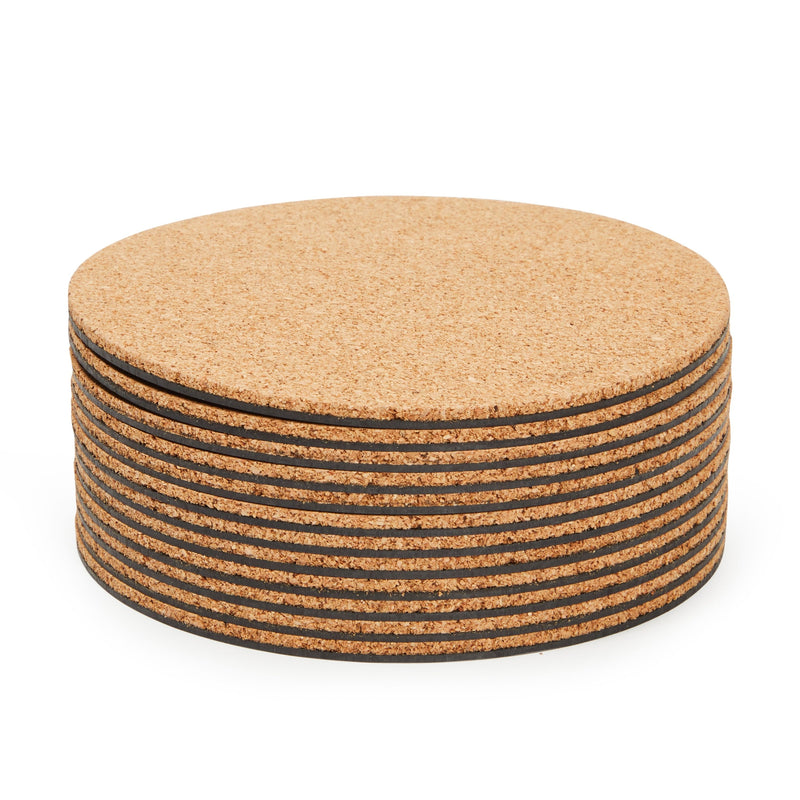 12 Pack Cork Plant Mats for Indoor Hose Planting Accessories, 4"