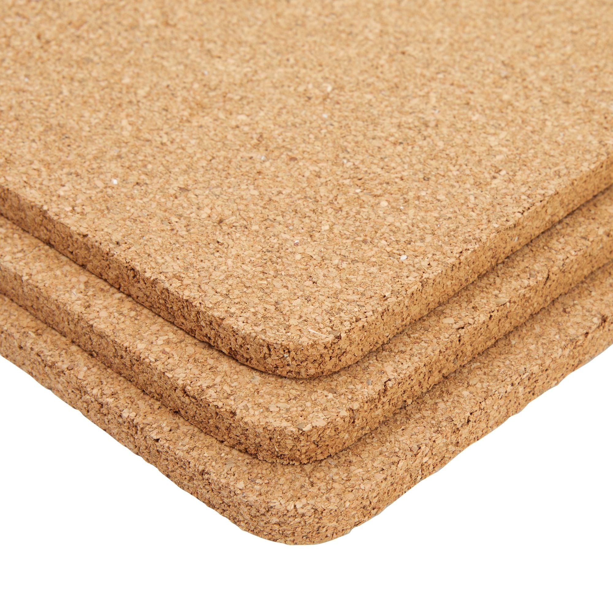 Juvale 6 Pack Cork Trivets For Hot Pots And Pans - Square Cork Hot