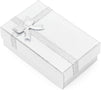 Jewelry Display Gift Boxes for Weddings & Anniversaries (2 x 3.2 in, Silver, Paper, 24 Pack)