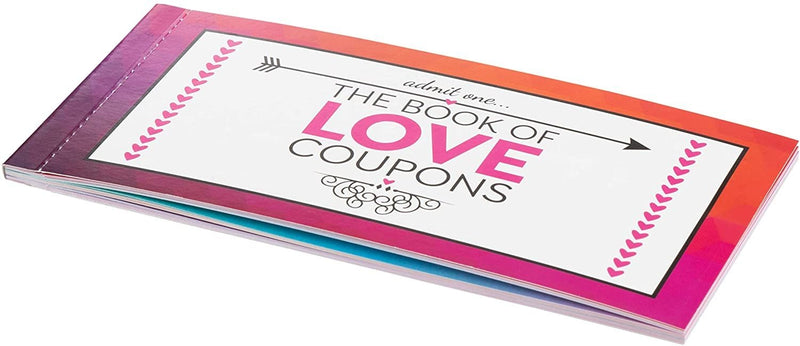 The Book of Love Valentine Coupon Book for Her, Anniversary, Birthday for Her (20 Cards)