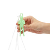 Parachute Army Men Figures, Glow in the Dark Military Party Favors (4 In, 12 Pack)