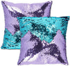 Juvale Reversible Sequin Throw Pillow Covers, Mermaid Décor (18 x 18 in, 2 Pack)