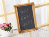 Hanging Chalkboard Signs with White Chalk Sticks (7 x 10 In, 3 Pack)