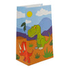 Dinosaur Paper Party Favor Gift Bags For Kids Birthday, Dino Goodies (36 Pack)