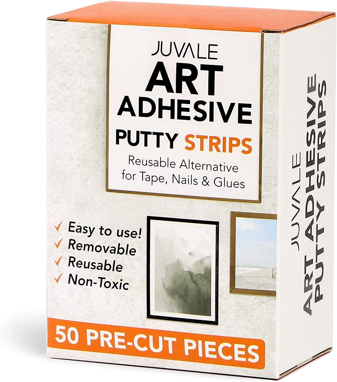 Juvale Tacky Putty for Hanging Pictures Reusable Wall Adhesive (100 Sticky Tabs)