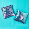 Juvale Reversible Sequin Throw Pillow Covers, Mermaid Décor (18 x 18 in, 2 Pack)