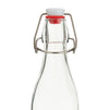 6 Pack 16 oz Glass Bottles with Swing Top Lids and Square Base, Includes Brush and Funnel for Homemade Brewing