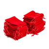 Velvet Jewelry Pouch Drawstring Bags for Gifts (2.7 x 3.5 In, Red, 50 Pack)