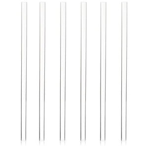 Acrylic Dowel Rods for DIY Crafts, Clear Plastic (0.5 x 12 in, 6 Pieces)