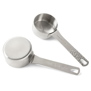 Stainless Steel Measuring Cup and Spoon Set, US and Metric Measurements (11 Sizes)