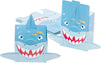 Shark Favor Boxes - 24-Pack Paper Treat Boxes with Die-Cut Shark Design, Sea Themed Party Favors Boxes, Goodie Gift Loot Boxes, Kids Birthday Party Supplies, 6 x 2.1 x 7.75 Inches