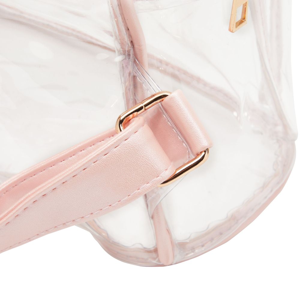 Clear pink hot sale mini backpack