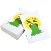 Emoji Barf Bags for Motion Sickness, Vomit, Puke, Throw Up (6 x 9.7 x 2.6 In, 50 Pack)