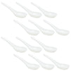 Melamine Rice Spoon for Noodles, Ramen, Miso Soup, Won Ton (1.5 x 5 In, 12 Pack)