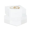 Clear Acrylic Blocks, Small Pedestal Riser for Display Stands (1x2x2 In, 2 Pack)