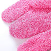 Exfoliating Gloves – 4-Pair Shower Gloves Scrub Wash Mitts, Bath Gloves for Spa, Massage, Body Exfoliator – Pink, Purple, Blue, Beige