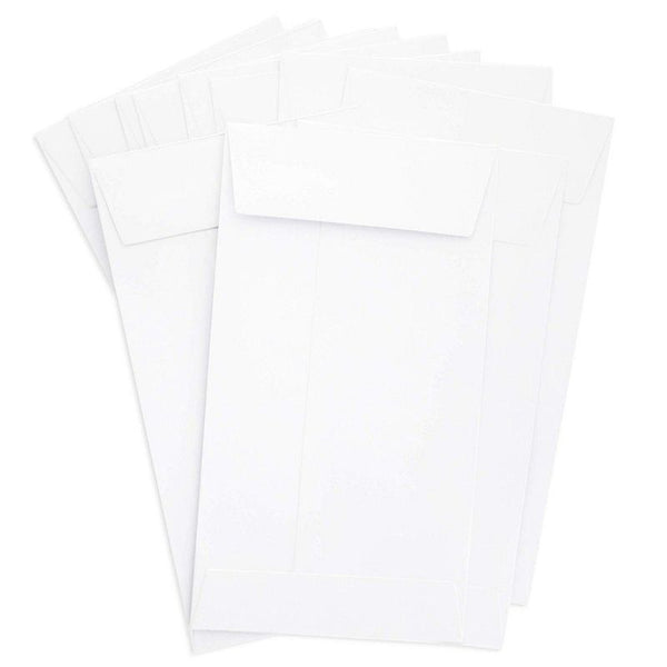 Money Envelopes for Cash, Coins, Budgeting, Gifts (White, 3.5 x 6.5 In, 100 Pack)