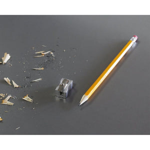 Juvale 24-Count Metal Pencil Sharpener - Manual Aluminum Alloy Sharpener, Mini Handheld Sharpener, Silver 1 x 0.3 x 0.5 Inches
