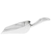 Stainless Steel Scoop – 6 oz Small Metal Ice Scoop for Kitchen, Bar, Ice Bucket, Flour, Candy - 9.2 x 3.3 inches, Silver
