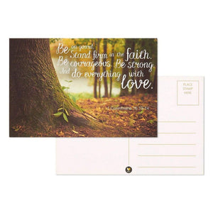 40 Pack Christian Motivational Bible Scripture Postcards, 4x6 Inches
