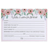 Juvale Set of 5 Pink Floral Bridal Shower Wedding Games, 50 Cards Each Game, 5 x 7 Inches