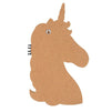 Corkboard Bulletin Board - Unicorn Shaped Cork Board, Pin Board for Photos, Memos, to-Do List, Wall, Home Decor, 4 Push Pins Included, 16 x 9 Inches