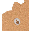 Corkboard Bulletin Board - Unicorn Shaped Cork Board, Pin Board for Photos, Memos, to-Do List, Wall, Home Decor, 4 Push Pins Included, 16 x 9 Inches