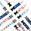 Juvale Kids ID Badge Holder, Hall Pass Lanyards (6 Pack), 3 Designs