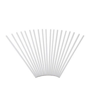 Juvale 30-Pack Plastic White Dowel Rods for Tiered Cake Construction and Crafts, 12 x 1/4 Inches
