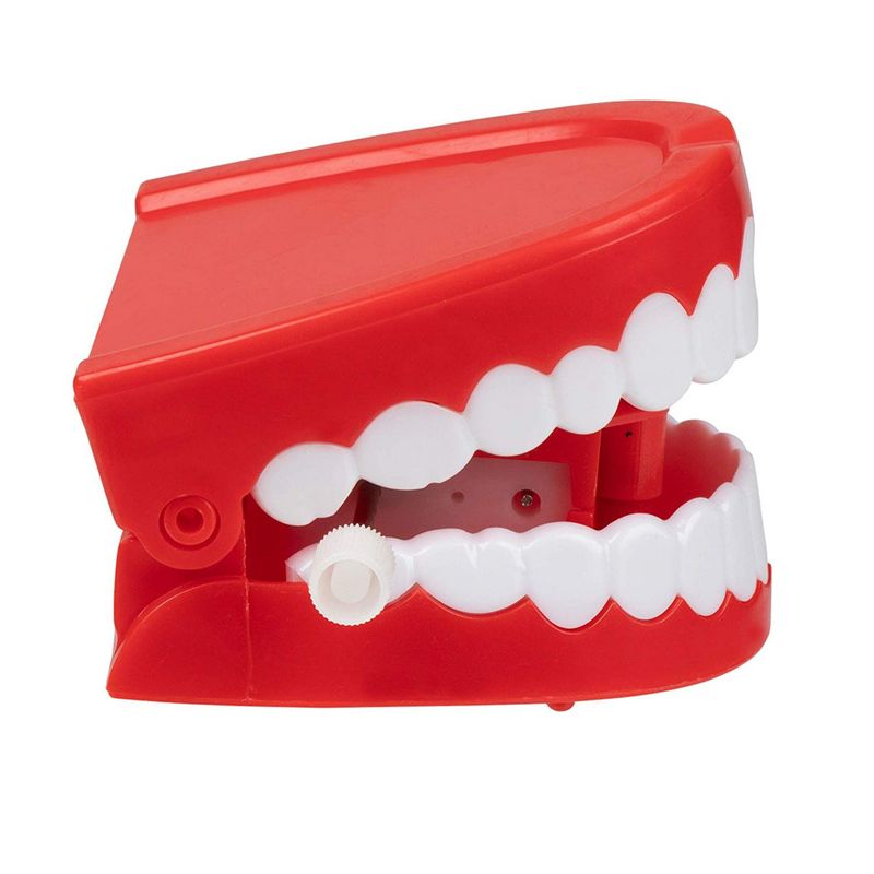 Juvale 12-Pack Wind Up Chomping & Chattering Teeth Toys for Kids Birthday Party Favors, Novelty and Gag Gifts, 2.5 x 1.5 Inches