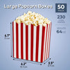 Large Popcorn Party Favor Boxes (50 Pack)