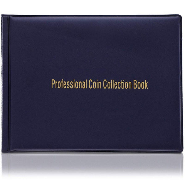 Coin Collection Holder Album Book for Collectors, Holds 240 Coins Collecting Supplies