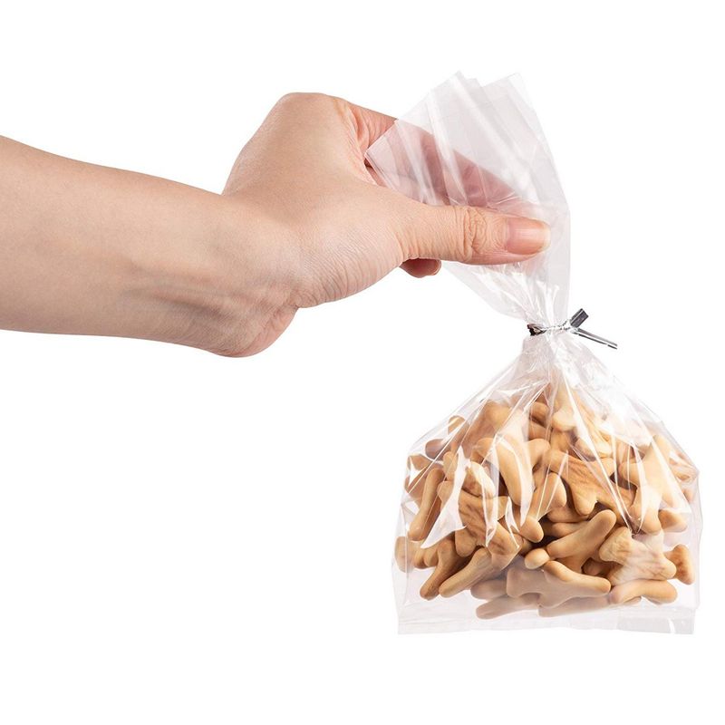 Buy ConeShaped Treat Bags 200 Bags  200 Twist Fastens Clear Cellophane  Goody Treat  Popcorn Bags 15Inch x 7 Inch Online at desertcartINDIA